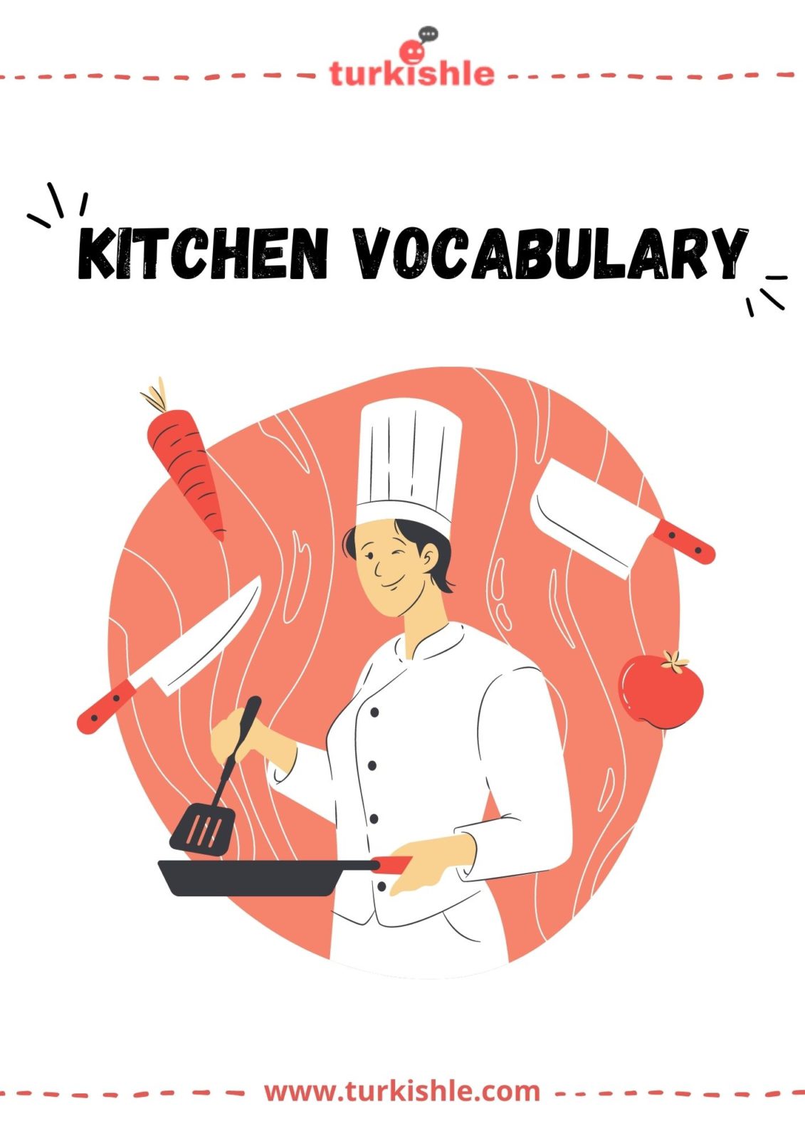freebie kitchen vocabulary in Turkish